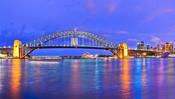 istock View of Sydney Harbor at night 492230964