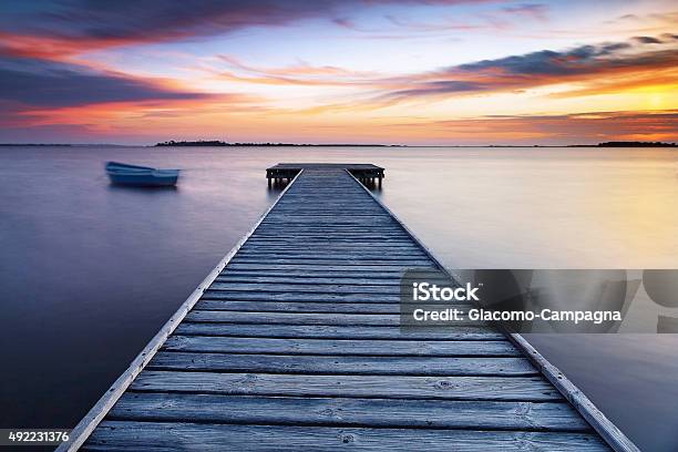 Strolling Stock Photo - Download Image Now - Pier, Nautical Vessel, Sea