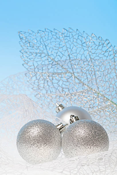istock New Year background with glass toys 492232506