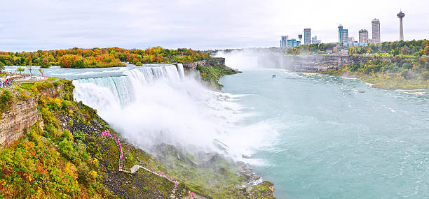 istock Panorama of Niagara Falls in autumn 492249142