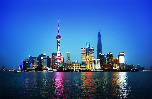 istock Shanghai at night, China 492251104