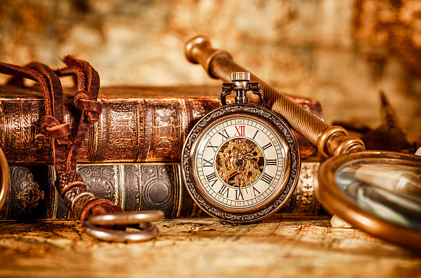 istock Vintage pocket watch 492251412