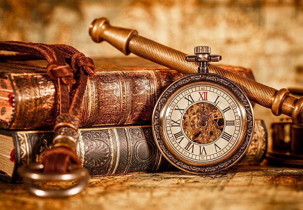 istock Vintage pocket watch 492251516
