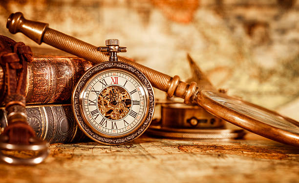 istock Vintage pocket watch 492251590
