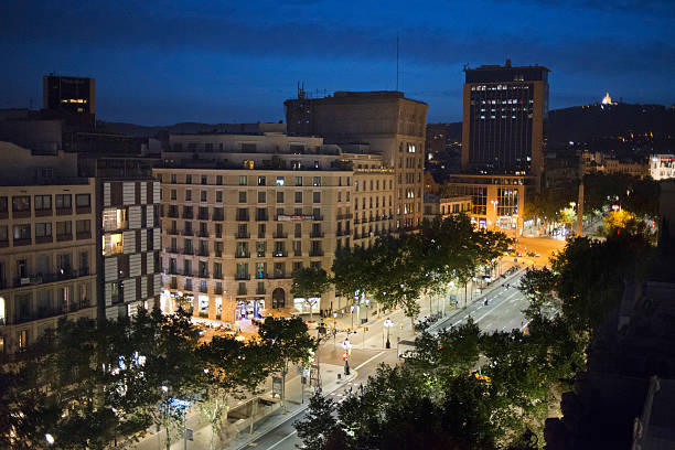 barcellona, la pedrera - gracia foto e immagini stock