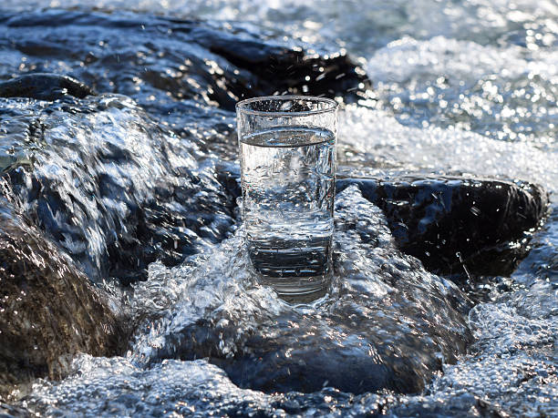 istock Natural water in a glass 492258264
