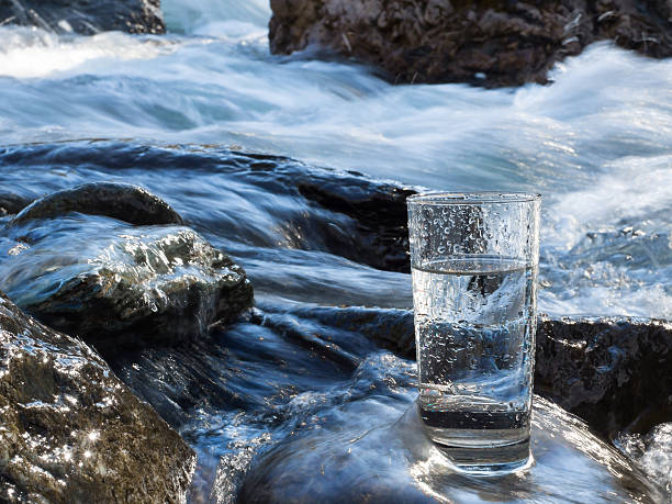 istock Natural water in a glass 492258376