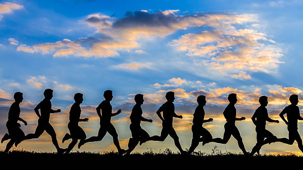 istock series of a jogger in sunrise 492258672