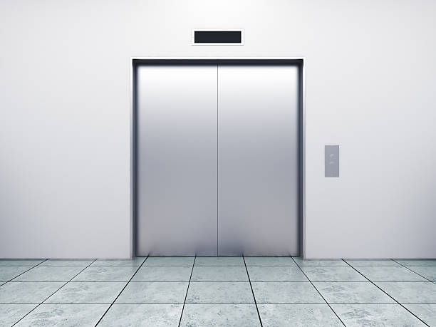 エレベーター - elevator push button stainless steel floor ストックフォトと画像