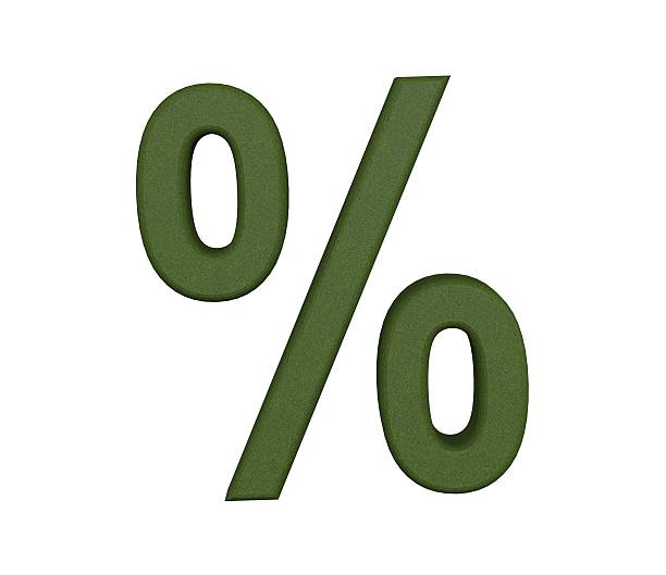 istock Bussines symbols. 3D percentage 492260233