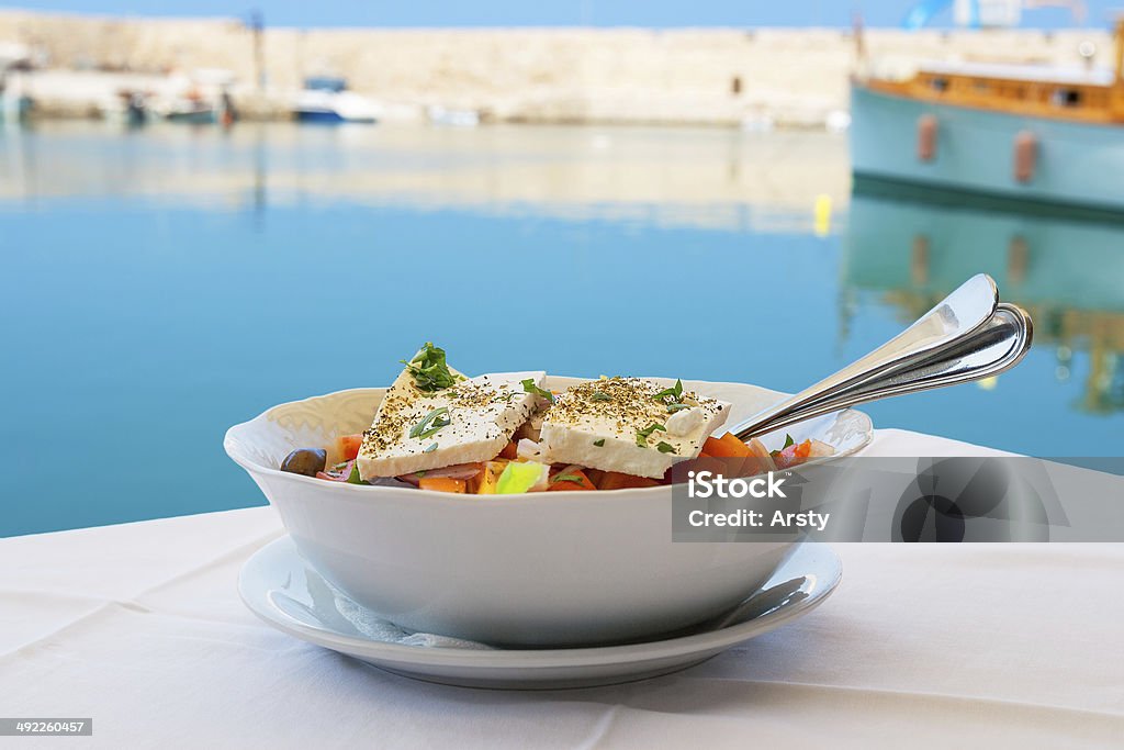 Griechischer Salat.  Insel Kreta - Lizenzfrei Insel Kreta Stock-Foto