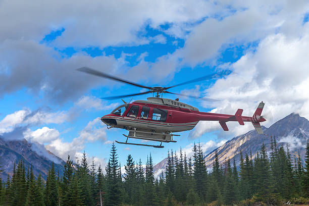 istock Helicopter in the air 492260538