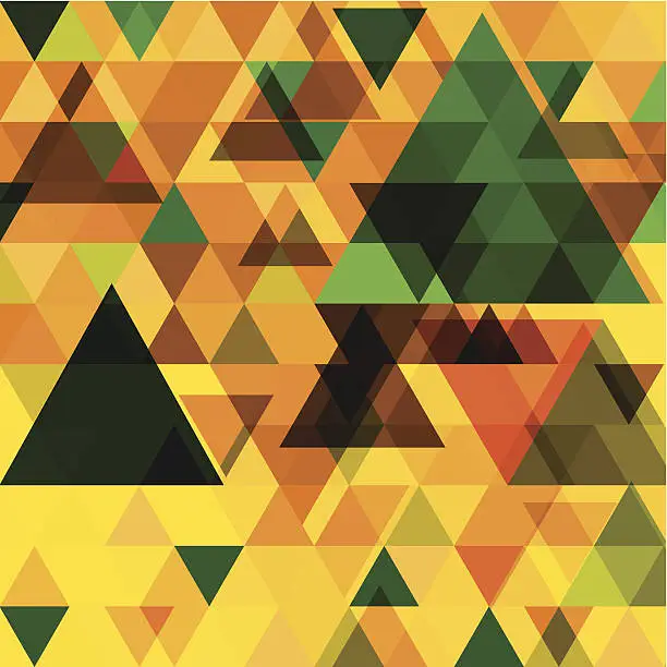 Vector illustration of abstract vector colorful triangle pattern background