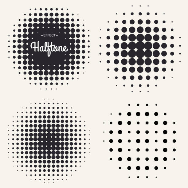 tło grunge halftone - backgrounds dirty unhygienic textured stock illustrations