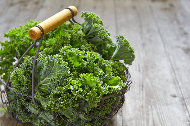 istock Fresh green kale leaves 492263172