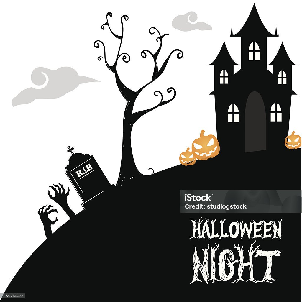 halloween halloween icons over white background vector illustration Cartoon stock vector