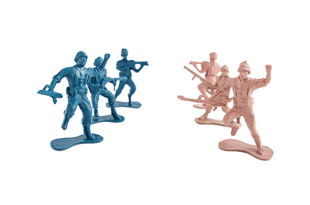 istock toy soldiers white background 492264705