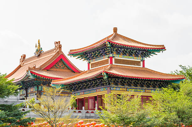 istock Chinese temple in Thailand 492266221