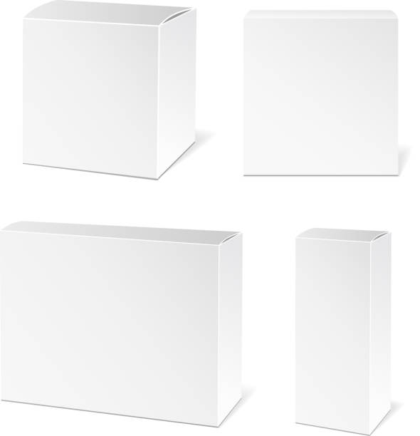 ilustraciones, imágenes clip art, dibujos animados e iconos de stock de caja de encapsulado blanco - box white blank computer software