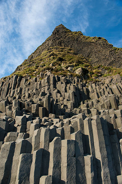 istock Reynisfjara beach black basalt columns, South Iceland 492275756