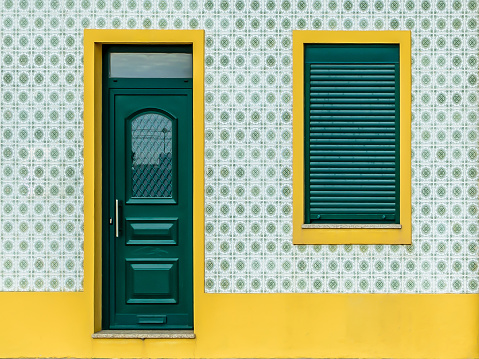 Portuguese tile house - azulejo - 2