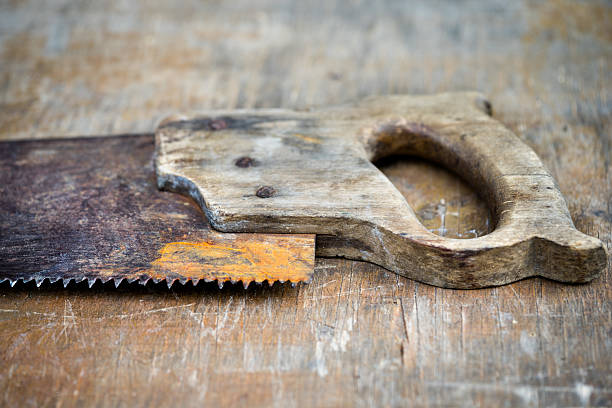 istock part of the old rusty hand saw 492282782