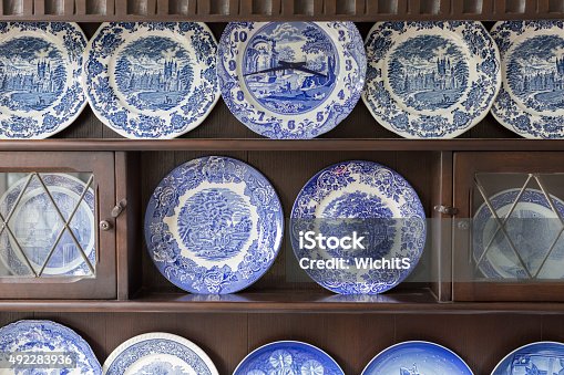 istock Beautiful plate collection 492283936