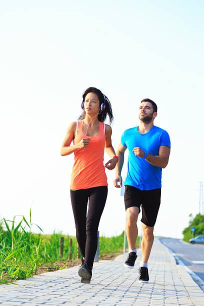 istock Yong people running on the street 492287840