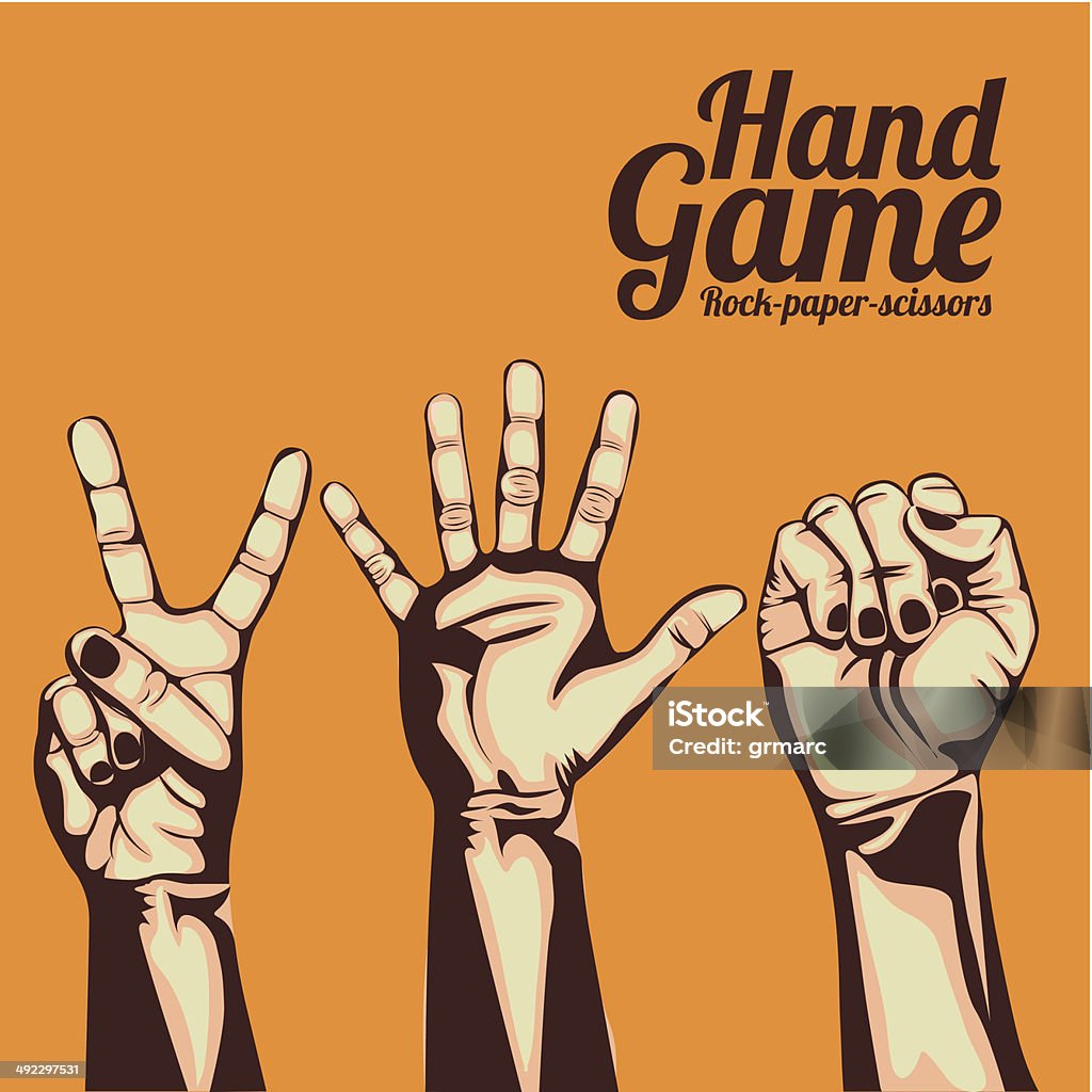 Hand Game Stock Illustration - Download Image Now - Adult, Alphabet ...