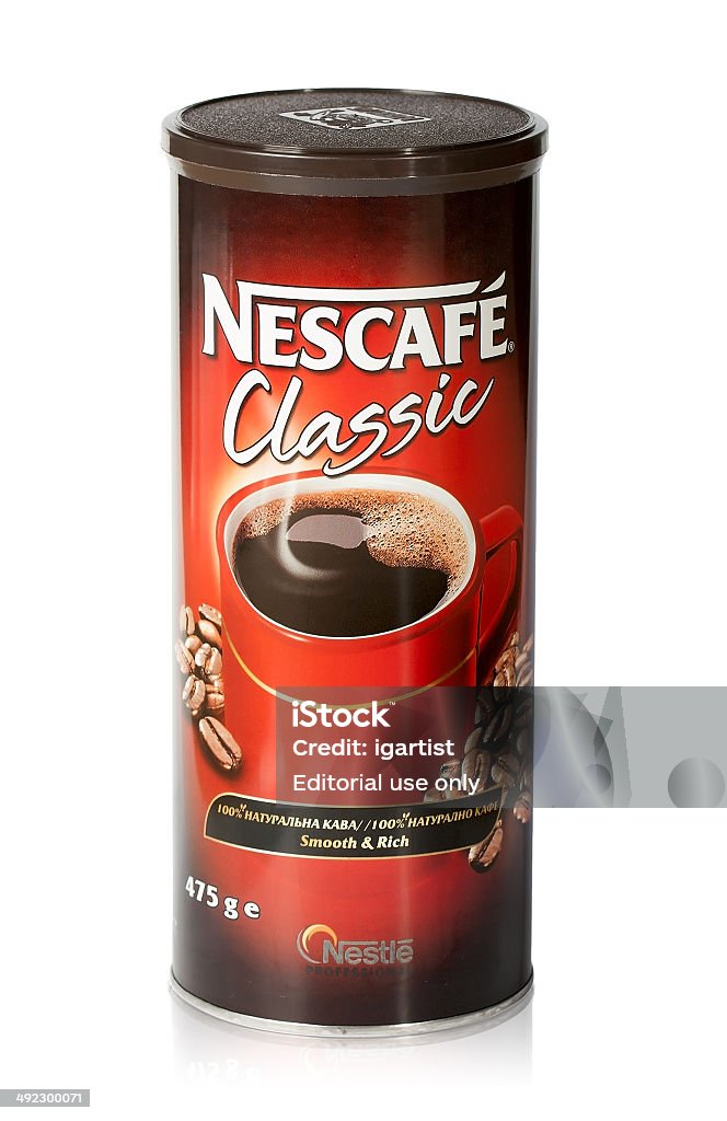 Nescafe 주석 - 로열티 프리 0명 스톡 사진