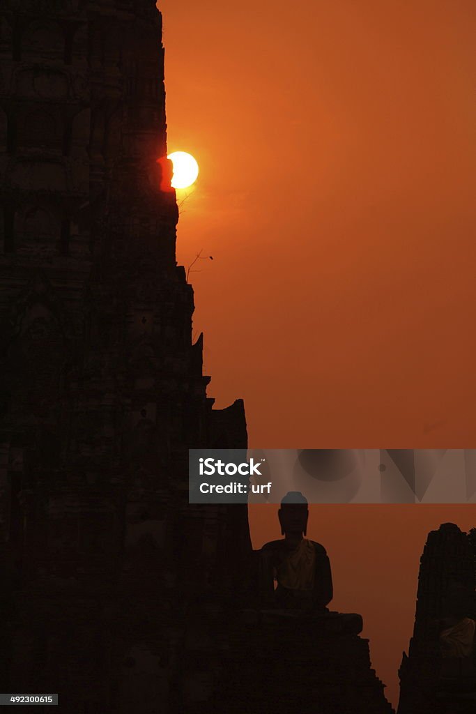 THAILAND AYUTTHAYA WAT CHAI WATTANARAM The Wat Chai Wattanaram Temple in the temple city of Ayutthaya north of Bangkok in Thailand. Ancient Stock Photo