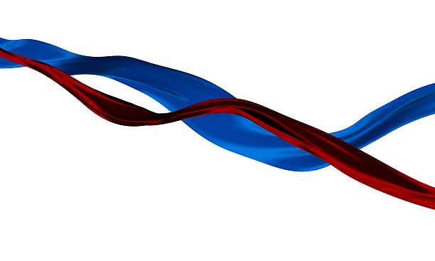 istock Color Cut Ribbons Waving - Isolated 492308558