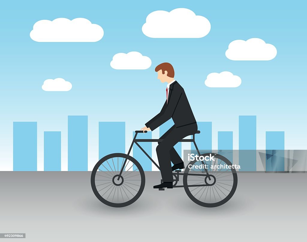 businessman riding bicycle businessman riding bicycle vector 2015 stock vector