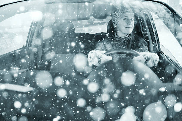 istock girl portrait winter snowfall black and white monochrome 492310568