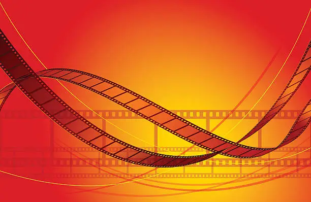 Vector illustration of film background