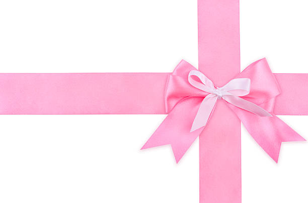 istock Gift pink ribbon and bow 492315712