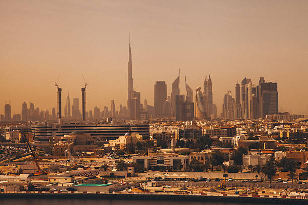 istock Dubai cityscape with skyscrapers 492317872