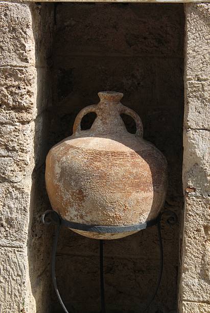 istock Antique jars and amphorae from Aegean Sea 492321238