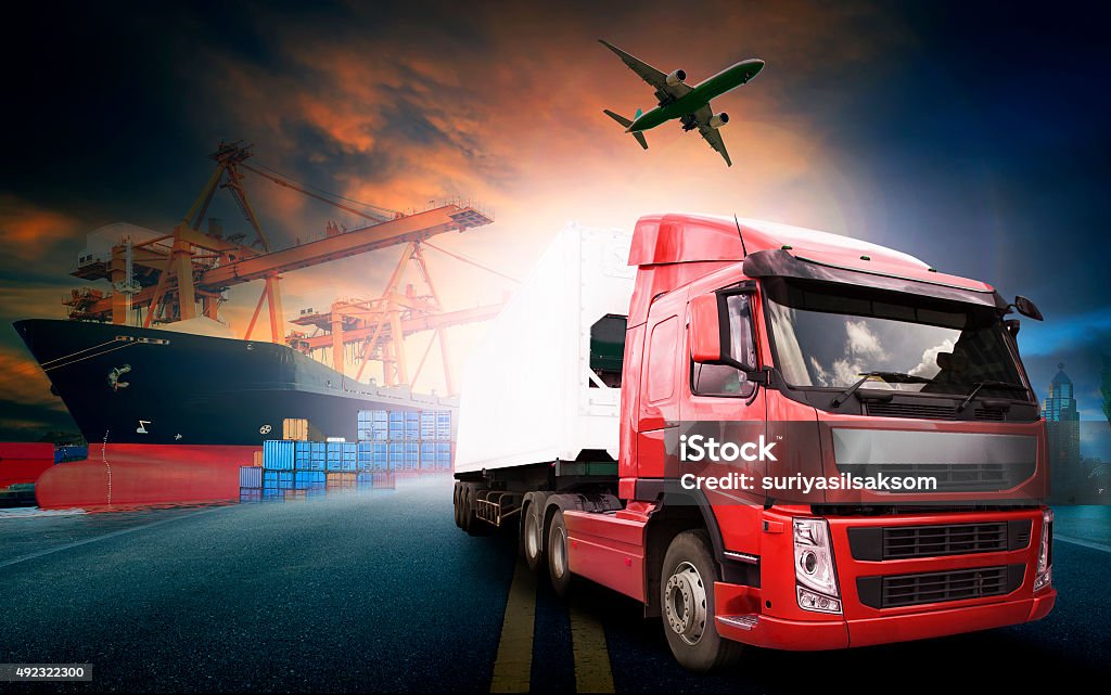 transportation and logistic industry 2015 Stock Photo