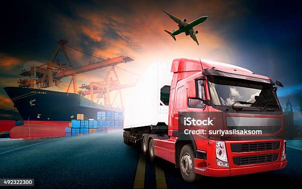 Transportation And Logistic Industry Stock Photo - Download Image Now - 2015, Air Vehicle, Business