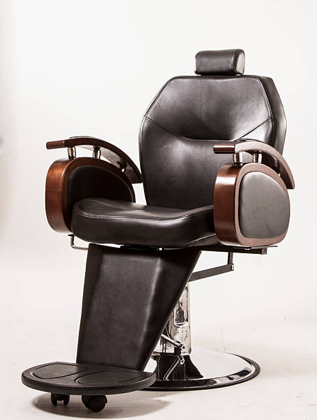 istock Hair stylist chair 492323482