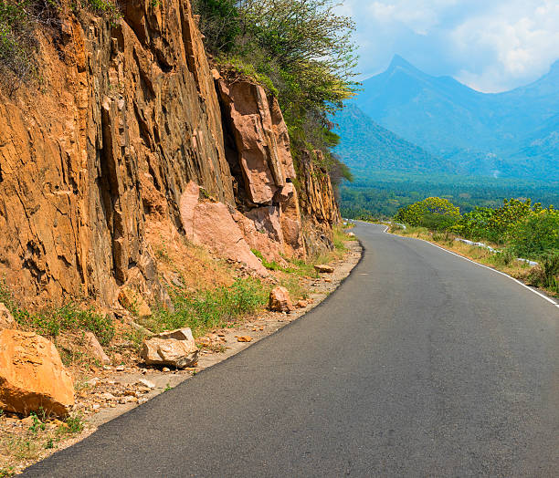 istock winding road in the mountains, india, kerala 492333259