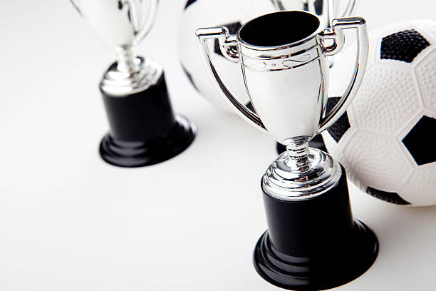 istock Football trophy 492334503
