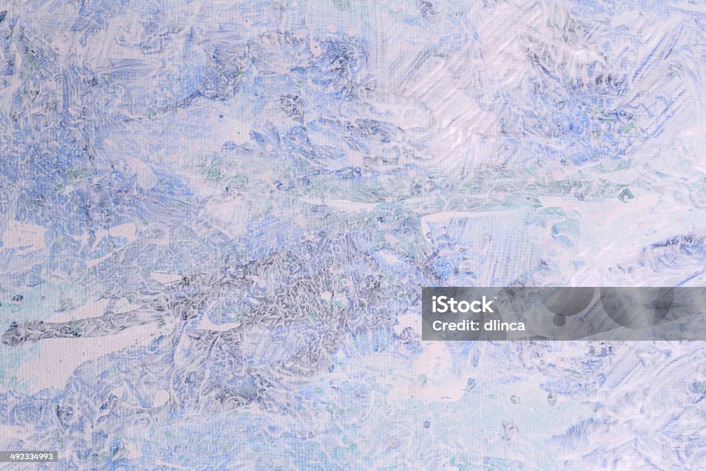 Arrière-plan bleu et blanc en toile peinte - Photo de Abstrait libre de droits
