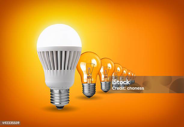 Led Bulbs Stock Photo - Download Image Now - LED Light, Light Bulb, Bright