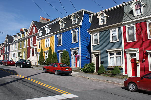 istock Colored Houses - Newfoundland 492337037