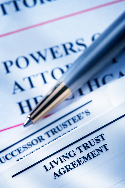 A power of Attorney agreement with respect to estate planning. Living Trust Agreement.