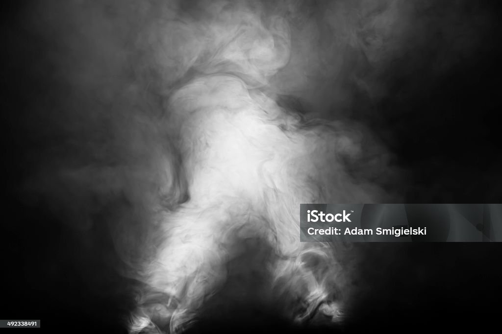 abstract smoke white smoke on dark background. Abstract Stock Photo