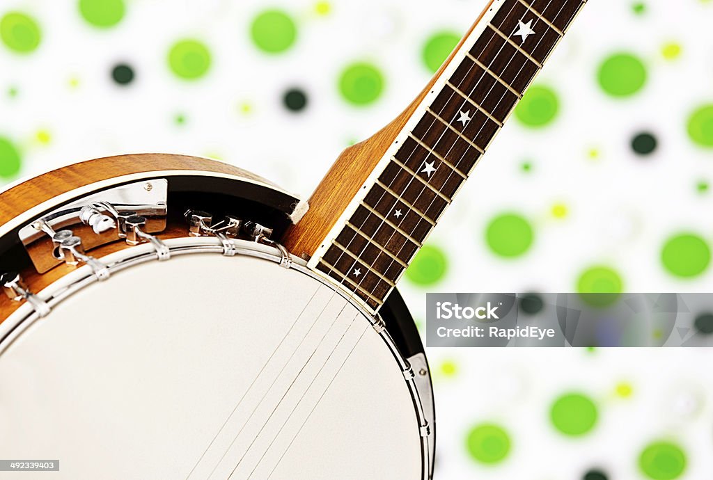 American country música clásica: Recortar banjo - Foto de stock de Banjo libre de derechos