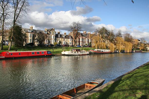 istock Boats and Punts on the river Cam 492339673
